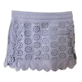 thumbnail image 2 of Fenty Puma By Rihanna Embroidered Edge Mini Skirt, Sweet Lavender, Size M, 2 of 3