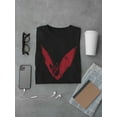 thumbnail image 3 of Flying Red Bat T-Shirt Men -Image by Shutterstock, Male x-Large, 3 of 4