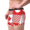 thumbnail image 3 of Kdxio Men's Boxer Briefs with Maple Leaves1 Print - Comfortable and Breathable Underwear for Everyday Wear, 3 of 7