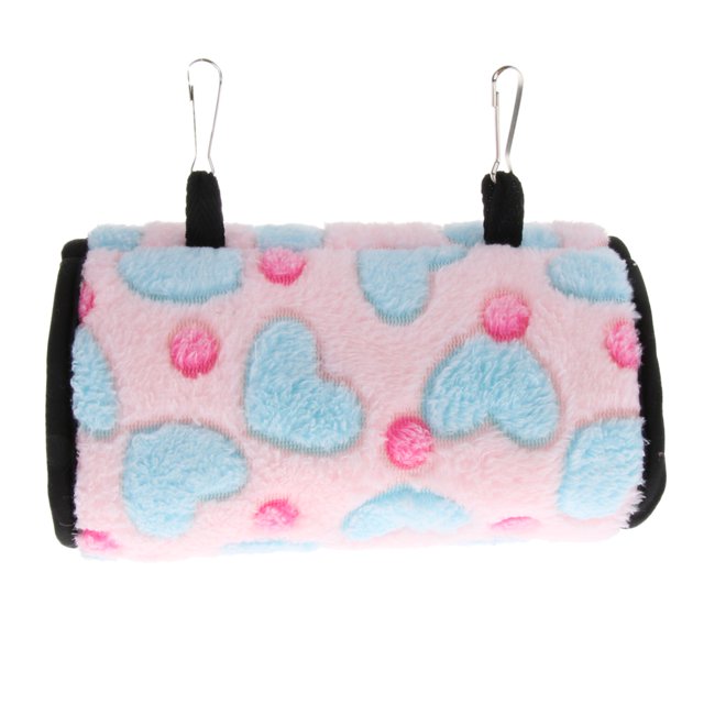 Casa De Para Mascotas Sunnimix Hamacas Colgante Hamster Squirrel Azul Rosa S