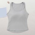 thumbnail image 2 of vigerkar Soft Undershirt Tank Top Cotton Undershirt Sleeveless Shirts for Women (Light Green, S), 2 of 4