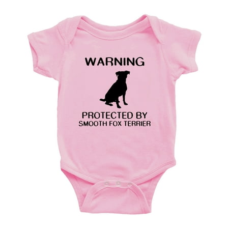 

Warning: Protected by A Smooth Fox Terrier Dog Funny Baby Rompers Bodysuit (Pink 0-3 Months)