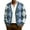 Blue001, variant on Men Cardigan Relaxed Fit Color Block Argyle Graphic Cardigan Sweaters Vintage Long Sleeve V Neck Button Up Cardigans Fall Trendy Knitted Ribbed Sweater Green 3XL