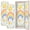 Color 5, variant on 2 Pcs School Locker Magnetic Wallpaper 12" x 36" Colorful Science Technology Robots Rockets UFOs Icons Reusable Removable Locker Accessories Back to School Supplies