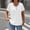 White, variant on Women Clothes Peter Pan Collar Tops Women Solid Color Button Down Pleated Regular Fit Summer Soft and Comfortable Women's T-Shirts for Everyday Casual Wear