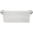 thumbnail image 3 of HOMZ 7.5-Quart Plastic Storage Bins with Latching Lids, Clear/Gray, 5 Pack, 3 of 10