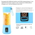thumbnail image 2 of 380ml Portable USB Electric Fruit Juicer Smoothie Maker Shaker Electric Smoothie Maker Bottle, 2 of 8
