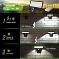 thumbnail image 3 of Outdoor Solar Light, 90 LED Solar Motion Sensor Security Light Solar Powered Light Waterproof 2600mAh, USB Charging, Outdoor Solar Wall Light for Gard, 3 of 5
