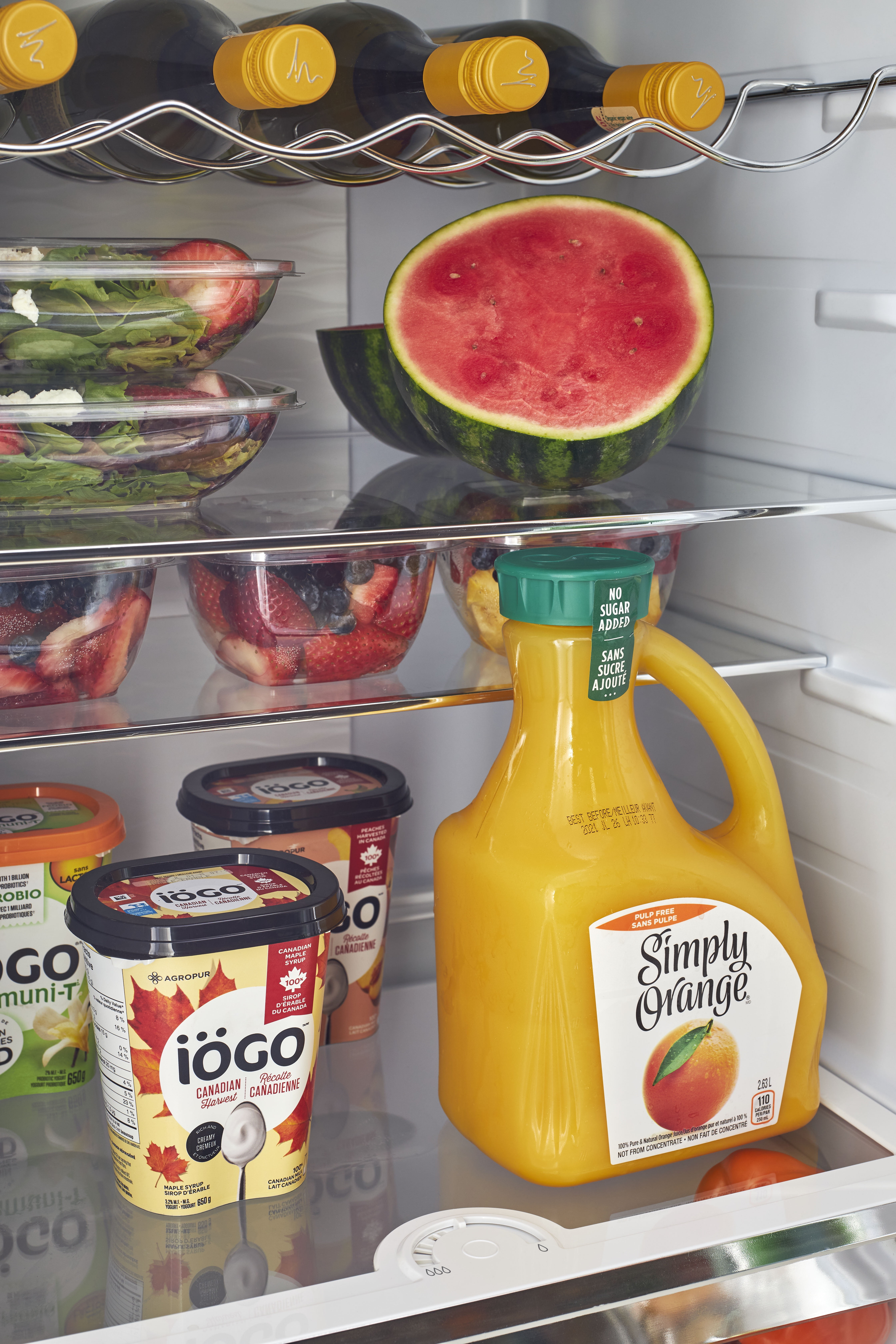 Unique Prestige 21.6" Frost Free 11.7 cu/ft Freestanding Bottom Freezer Refrigerator in Stainless Steel, ENERGY STAR Certified