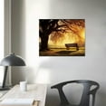 thumbnail image 3 of GOSMITH  Wall Art Decor Canvas Print Picture Big Trees in Sunset Golden Sunset Forest Natural Landscape Painting Artwork for Living Room Bedroom Office Home Wall Decor, 3 of 4