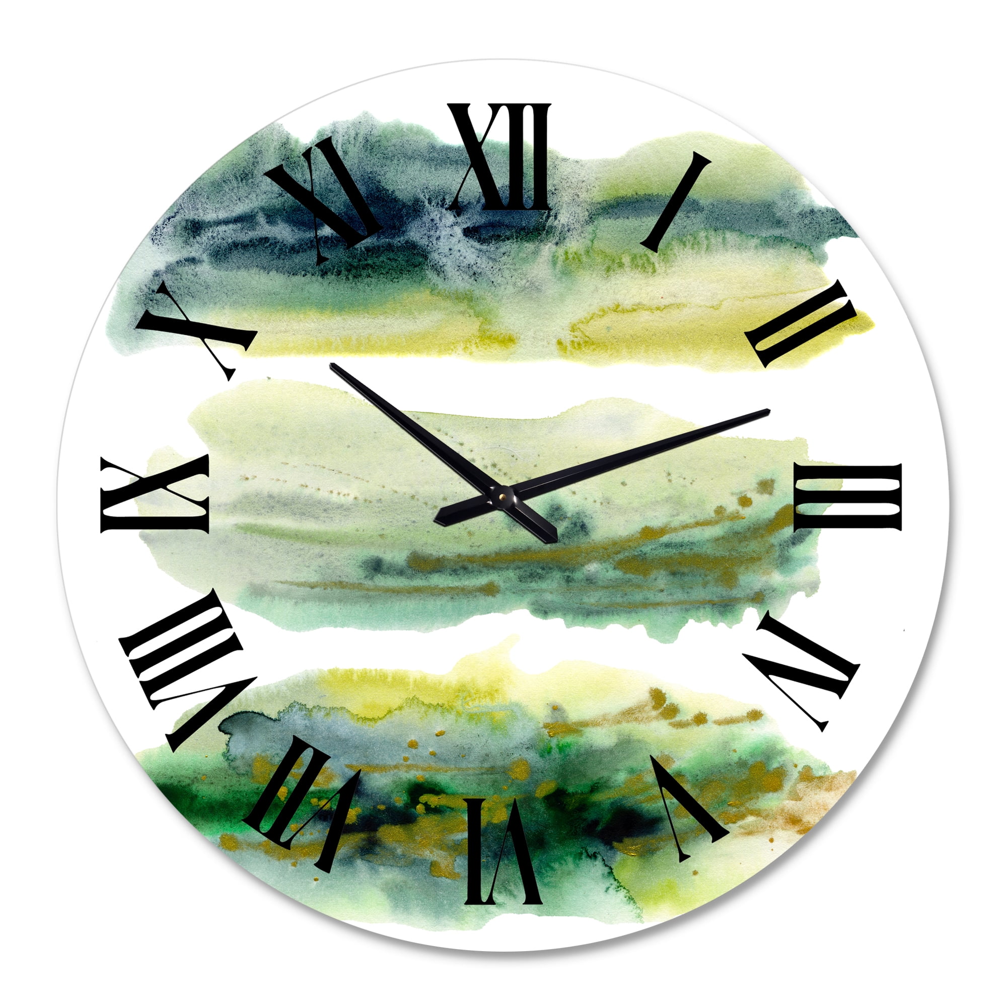Designart 1 in Modern,Contemporary Wall Clock