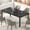 Noir, variante sur Bingirl Table à Manger Industriel Noir de 70,8 Po pour 6, Conception à Mortaise et Tenon, Pattes en Métal Robustes - Parfait pour la Salle à Manger, le Bureau à Domicile Ou le Salon