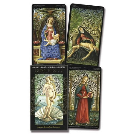 Golden Botticelli Tarot, (Hardcover)