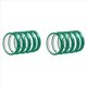 thumbnail image 1 of Cinta para Alta Temperatura Cinta Resistente Al Cinta de Transferencia de para SublimacióN Sin Residuos 10 mm X 33 M 108 Pies (Verde-10 Rollos), 1 of 8