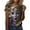 Multicolor, variant on ICHUANYI Women's T-shirt Mardi Gras Fashion Casual Short Sleeve Print Crew Neck Tops Cloth New Trending