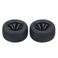 thumbnail image 1 of 2 unids/set neumáticos de goma y cubos de plástico rueda para 1:12 RC coche de carreras camión, 1 of 14