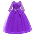 thumbnail image 5 of Teen Girls Dresses Toddler Formal Dresses Purple Girls Dress Toddler Tea Party Dress Dress For Girls 10-11 Years, 5 of 5