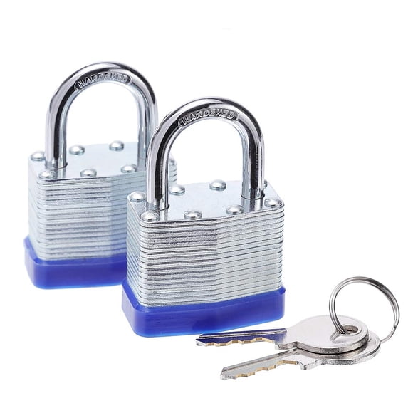 Candado con llave de acero laminado Fu Volante de 4 cm de ancho