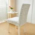 thumbnail image 7 of Stretchable Office Desk Chair Slipcover Washable Polyester Seat Protector Cushion Cover For Home Workspace Green, 7 of 7