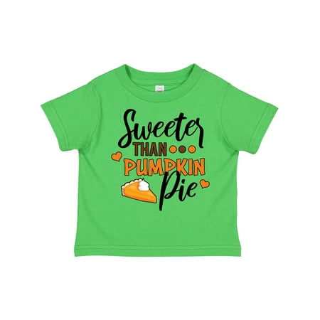 

Inktastic Thanksgiving Sweeter Than Pumpkin Pie Gift Toddler Boy or Toddler Girl T-Shirt