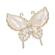 thumbnail image 3 of Broches de mariposa Yuyangstore decoración de diamantes de imitación 2 piezas, 3 of 8