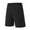 Black, variant on Men's 5 Inch Workout Sweat Shorts Cotton Elastic Waist Casual Gym Athletic Lightweight with Pockets Summer Beach Lounge Shorts