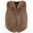 thumbnail image 3 of cocolona Fuzzy Vest for Women Sleeveless Open Front Cropped Winter Warm Coat for Party Evening, 3 of 5