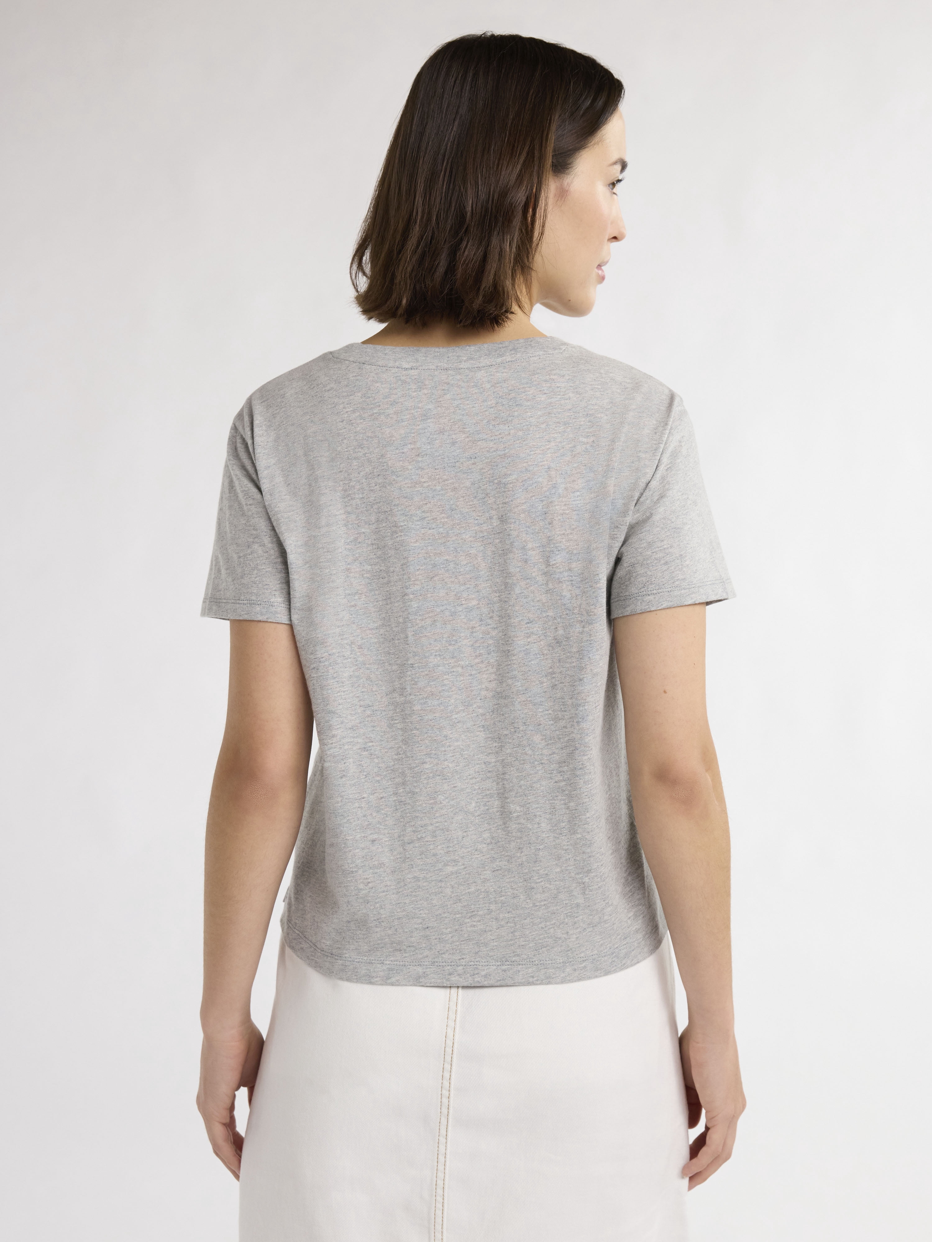 Free Assembly Women's and Women's Plus Cotton Cropped Boxy Tee with Short Sleeves, Sizes XS-4X