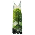 thumbnail image 3 of Tree with Life Sleeveless Dress Women's Luxury Party Dress Birthday Dresses for Women, 3 of 6