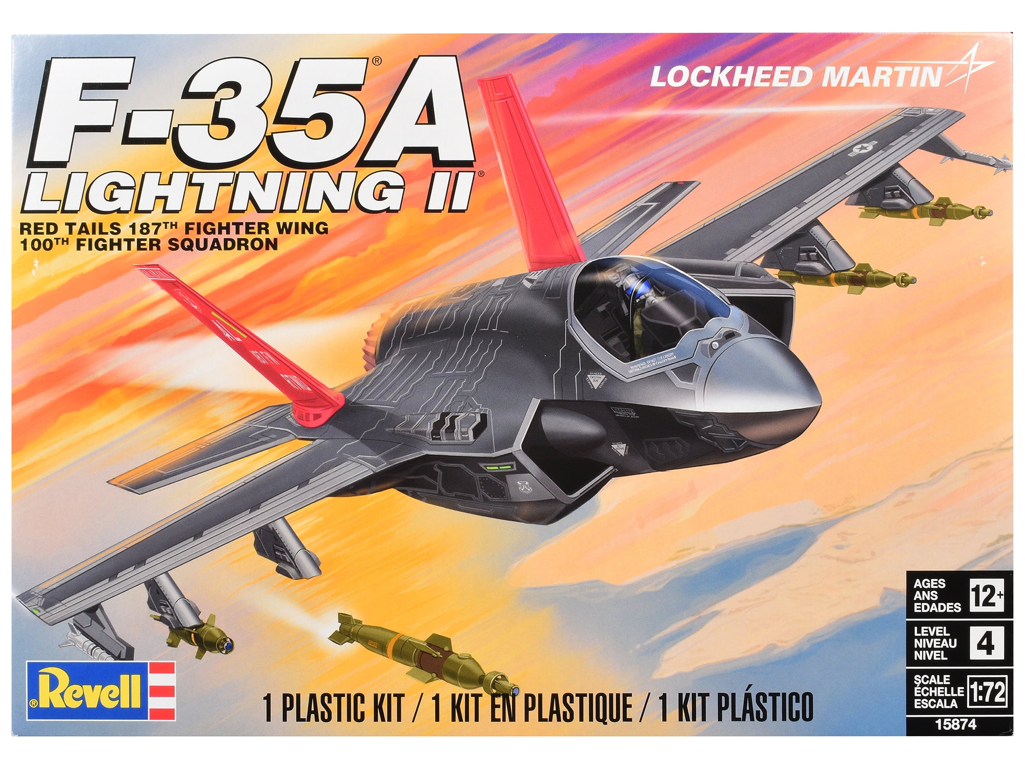 Level 4 Model Kit B-25J Mitchell Medium Bomber Plane 1/48 Scale