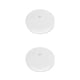 thumbnail image 1 of sweethay Luces LED de techo infrarrojas IP52 lámparas impermeables 6500K iluminación Universal de plástico Downlight para pasillo pasillo Luz blanca 9W 2Conjunto, 1 of 6