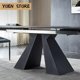 thumbnail image 5 of Multifunctional Large Home Family Concise Kitchen Furniture Italian Marble Top Folding Table For Villa Dining Room Visitor My Lux Decor Round, 5 of 9