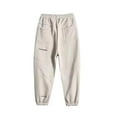 thumbnail image 4 of Huanglei Boys Pants Drawstring Elastic Sweatpants Active Joggers Fleece Warm Sweatpants For Kids, 4 of 4