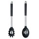 thumbnail image 1 of 2 uds utensilios de cocina antiadherentes con mango de acero inoxidable, herramientas de cocina resistentes al calor sin BPA, 1 of 5