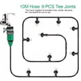 thumbnail image 1 of 10m/32.81ft Irrigation Kit, Irrigation Hose, Arbor For Flower Micro Irrigation Villa, 1 of 8