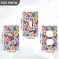 thumbnail image 2 of Light Switch Cover Switch Plate Outlet Cover Plug Cover for Electrical Toggle Switch Vibrant and Lively Butterflies, 2 of 6