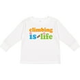 thumbnail image 3 of Inktastic Climbing Is My Life Boys or Girls Long Sleeve Toddler T-Shirt, 3 of 5