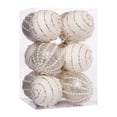 thumbnail image 1 of 12 bolas navideñas decorativas de espuma para árbol de Navidad. Beige, 1 of 9