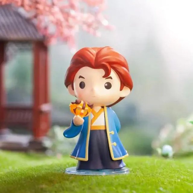 Popmart Disney princesa Han disfraz chino bolsa ciega acción Kawaii figuras misteriosas juguetes y pasatiempos regalos de cumpleaños caja sorpresa