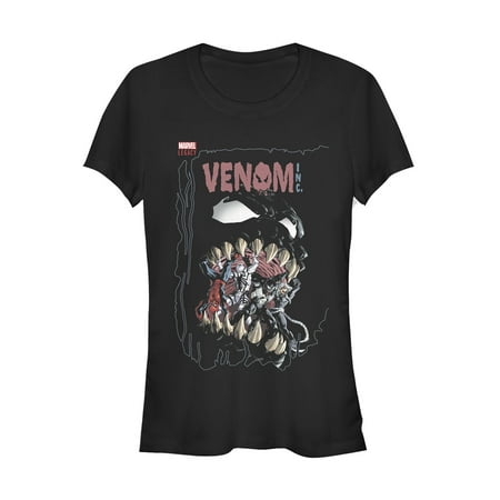 Marvel - Marvel Juniors' Legacy Venom Teeth T-Shirt - Walmart.com
