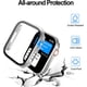 thumbnail image 3 of 5 Pack Case Compatible for Apple Watch Series 8 & Series 7 41mm with Tempered Glass Screen Protector, PC Hard Ultra-Thin Scratch Resistant Bumper Protective Cover for iWatch 41mm Accessories, 3 of 5