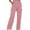Pink, variant on XFLWAM Womens Cargo Sweatpants Casual Baggy Fleece High Waisted Joggers Pants Pink L