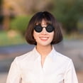 thumbnail image 4 of Gafaol góticas Marco de plástico Accesorios de pya Gafas Lente de color Lente circur para al aire libre Mujeres gris Sunnimix gafas de sol de las mujeres, 4 of 8