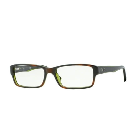 UPC 805289297055 product image for Ray-Ban RX5169 Rectangle Eyeglasses for Unisex - Size - 54 (Top Havana On Green  | upcitemdb.com