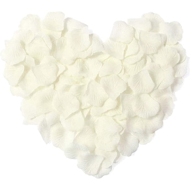1000 Piezas Pétalos de Rosa JanHm Flores de Seda Artificiales Decoración Bodas San Valentín