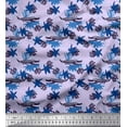 thumbnail image 1 of Soimoi Cotton Duck Fabric Leaves & Crocodile Kids Printed Craft Fabric by The Yard 56 Inch Wide, 1 of 1
