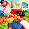 thumbnail image 3 of Large Building Blocks, 135 Pieces Kids Toddler Educational Toy Classic Big Size Bricks Building Blocks, 20 Fun Shapes with Reusable Storage Bucket, Compatible Block Construction Toys, STEM Gift T, 3 of 7