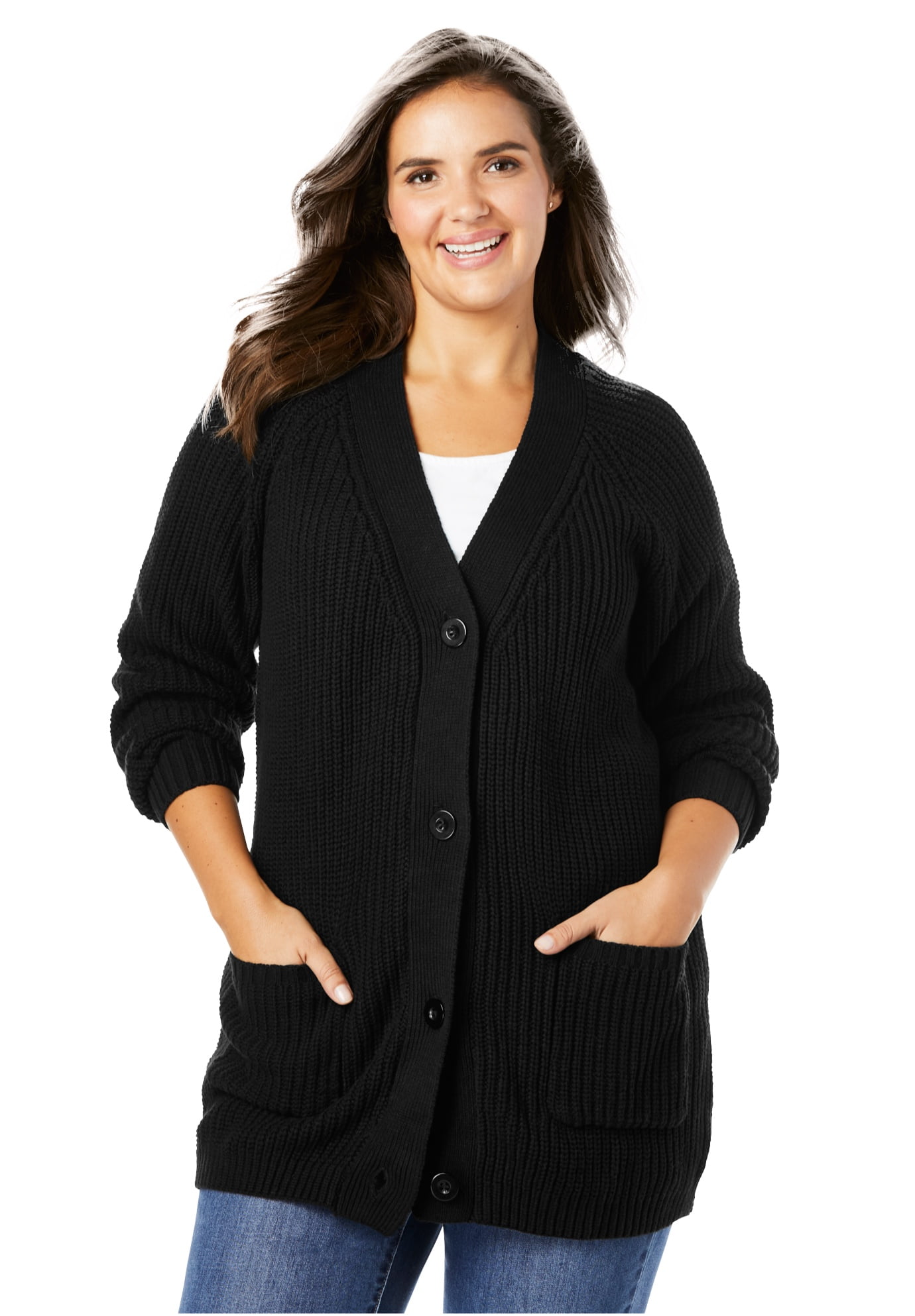 walmart cardigan plus size