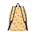 thumbnail image 2 of Lsque Autumn Fall Yellow Leaves Pattern Canvas Daypack, Durable Backpack, High-quality Versatile Backpack,Vintage Compact Backpack-Small, 2 of 6