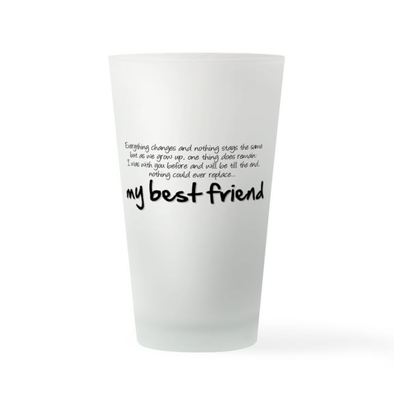 CafePress - My Best Friend - Pint Glass, Drinking Glass, 16 oz. CafePress